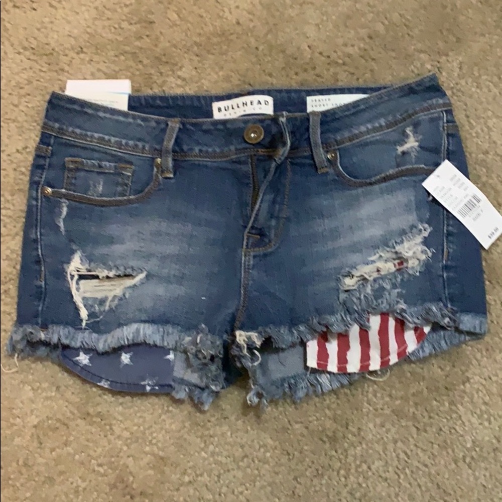 American flag shorts from Pacsun